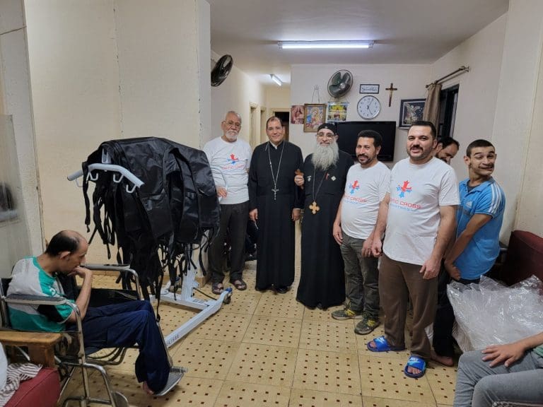 Serving a Center for Men with Disability in Cairo